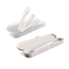 Set de couverts personnalisable réutilisables en plastique PP Fabrication française Set de couverts personnalisable réutilisables en plastique PP Fabrication française