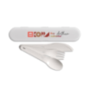 Set de couverts personnalisable réutilisables en plastique PP Fabrication française Set de couverts personnalisable réutilisables en plastique PP Fabrication française
