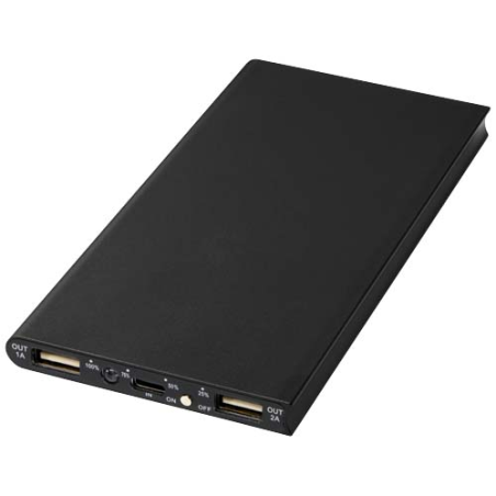 Powerbank personnalisé en aluminium 8000 mAh - Plate