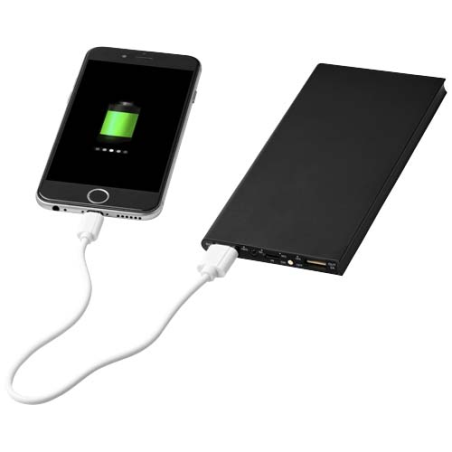 Powerbank personnalisé en aluminium 8000 mAh - Plate