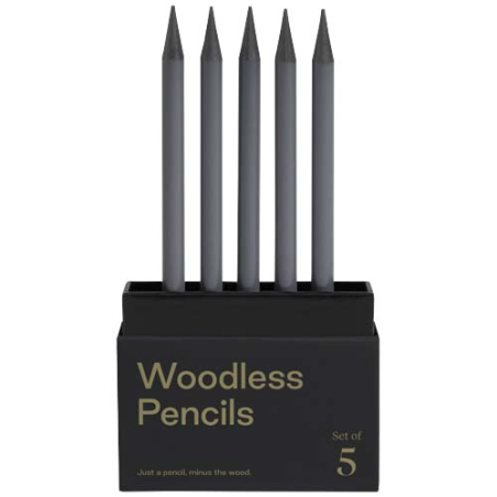 Set de 5 crayons graphite personnalisables sans bois - K’arst