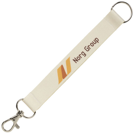 Porte-clés lanière publicitaire en tissu 100% personnalisable Minik