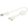 Câble 5 en 1 Citala en plastique recyclé de 30 cm pour la synchronisation des données et la charge rapide de 27 W Câble 5 en 1 Citala en plastique recyclé de 30 cm pour la synchronisation des données et la charge rapide de 27 W