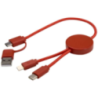 Câble 5 en 1 Citala en plastique recyclé de 30 cm pour la synchronisation des données et la charge rapide de 27 W Câble 5 en 1 Citala en plastique recyclé de 30 cm pour la synchronisation des données et la charge rapide de 27 W