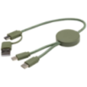 Câble 5 en 1 Citala en plastique recyclé de 30 cm pour la synchronisation des données et la charge rapide de 27 W Câble 5 en 1 Citala en plastique recyclé de 30 cm pour la synchronisation des données et la charge rapide de 27 W