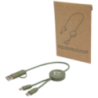 Câble 5 en 1 Citala en plastique recyclé de 30 cm pour la synchronisation des données et la charge rapide de 27 W Câble 5 en 1 Citala en plastique recyclé de 30 cm pour la synchronisation des données et la charge rapide de 27 W