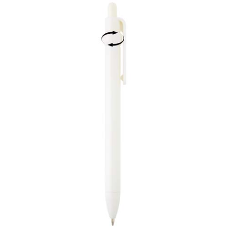 Stylo bille personnalisable en plastique ABS recyclé encre noire