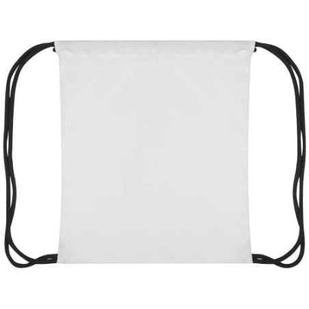 Sac personnalisable avec cordon en polyester 200g/m2 impression par sublimation