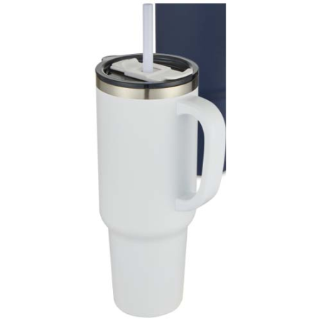 Tumbler publicitaire isotherme en acier inoxydable avec paille 1,2 L certifié RCS - Sydney