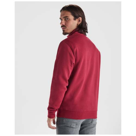 Pull zippé personnalisable Aneto en coton et polyester 280g/m² - S à 3XL