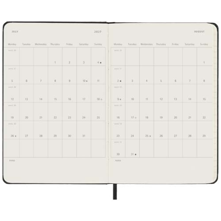 Agenda de poche personnalisable quotidien 12&nbsp;mois Moleskine à couverture rigide 2026