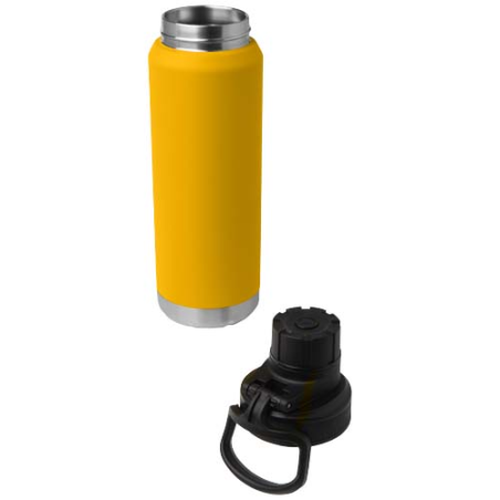 Bouteille isotherme personnalisable Fortis de 700&nbsp;ml en cuivre et acier inoxydable recyclé certifié RCS (compatible avec les boi