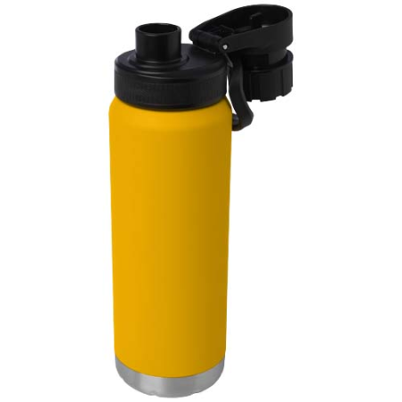 Bouteille isotherme personnalisable Fortis de 700&nbsp;ml en cuivre et acier inoxydable recyclé certifié RCS (compatible avec les boi