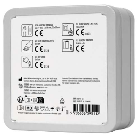 Kit de premiers secours personnalisable Mykit en métal