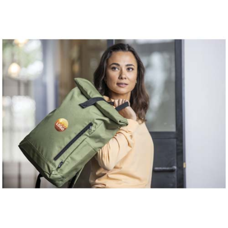 Sac à dos Byron de 18&nbsp;L en RPET GRS 15,6" avec dessus enroulable