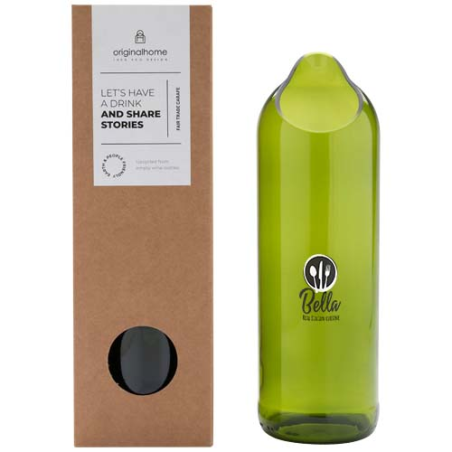 Vase bouteille personnalisable en verre recyclé Original Home
