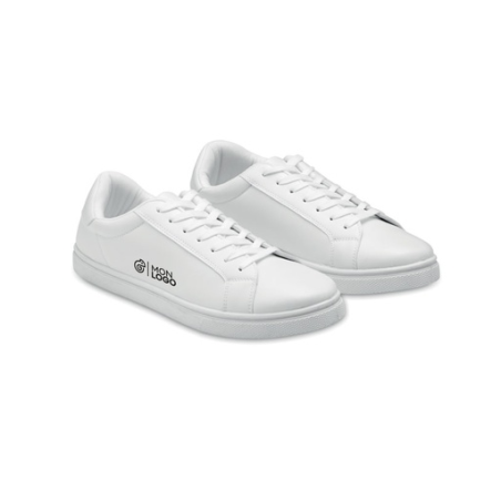 Baskets blanches personnalisables en PU Taille 44 BLANCOS