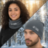 Cache-cou bonnet publicitaire polaire en polyester RPET 200g/m2 BLIZZARD