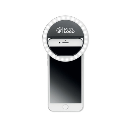 Lampe anneau personnalisée pour smarphone en ABS avec 28 LEDS