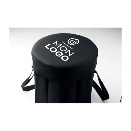 Sac isotherme personnalisable transformable en siege en polyester 600D