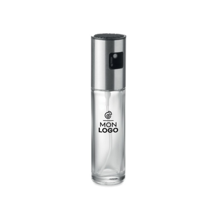 Vaporisateur personnalisé pour assaisonnement en verre avec couvercle en acier inoxydable 100ml