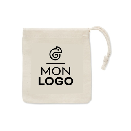 Casse-tête puzzle personnalisable en bois dans sa pochette en coton