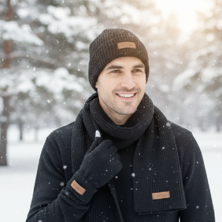 Set publicitaire 3 pièces d'hiver en RPET