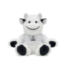 Peluche publicitaire vache avec pull à capuche en PET Peluche publicitaire vache avec pull à capuche en PET