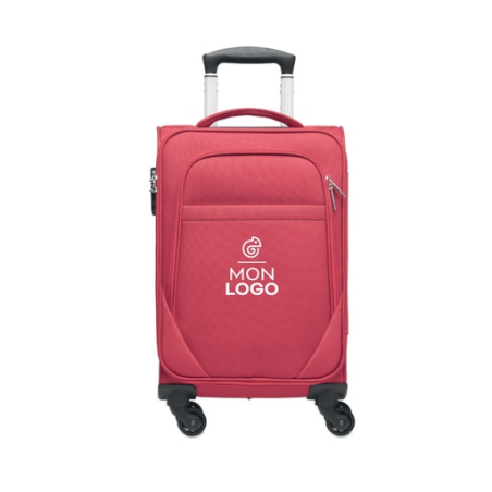 Valise personnalisable cabine trolley en polyester RPET 600D