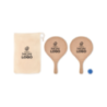 Set publicitaire de raquettes de tennis pour la plage