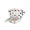 Jeu de 54 cartes personnalisable dans sa boîte en étain Jeu de 54 cartes personnalisable dans sa boîte en étain