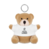 Porte-clés personnalisé ourson avec t shirt en coton Porte-clés personnalisé ourson avec t shirt en coton