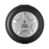 Set d'outils publicitaire en forme de roue