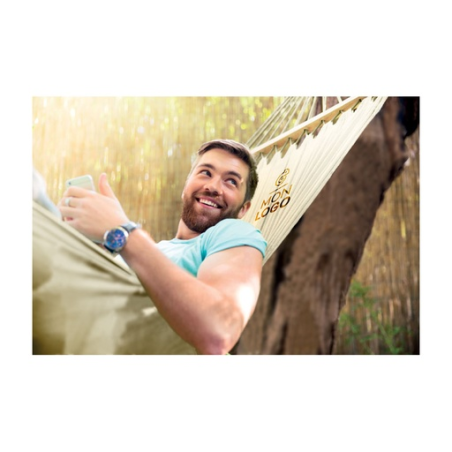 Hamac publicitaire en poly coton 120kg max