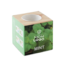 Pot publicitaire en bois avec graine de menthe Pot publicitaire en bois avec graine de menthe