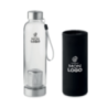 Bouteille en verre personnalisable avec infuseur 500ml