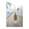 Diffuseur d'arôme de lilas et jasmin personnalisable en verre et bois de hêtre - 30 ml
