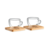 Set de 2 verres expresso double paroi BELIZE Set de 2 verres expresso double paroi BELIZE