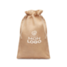 Grand sac cadeau en jute personnalisable 30x47 cm