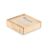 Set de jeu en bois personnalisable avec 5 dès et un jeu de 54 cartes Set de jeu en bois personnalisable avec 5 dès et un jeu de 54 cartes