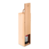 Coffret pour bouteille en bois personnalisable en gravure avec sa poignée en corde Coffret pour bouteille en bois personnalisable en gravure avec sa poignée en corde