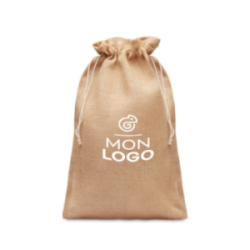 Grand sac cadeau en jute...