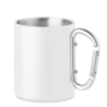 Mug mousqueton personnalisé en inox 300ml - AROM Mug mousqueton personnalisé en inox 300ml - AROM