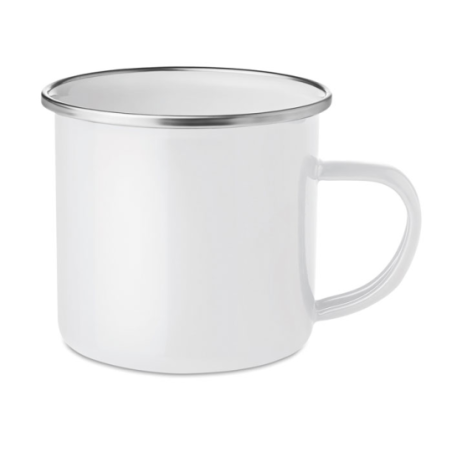 Mug émaillé publicitaire vintage pour sublimation 350ml - RetroCamp