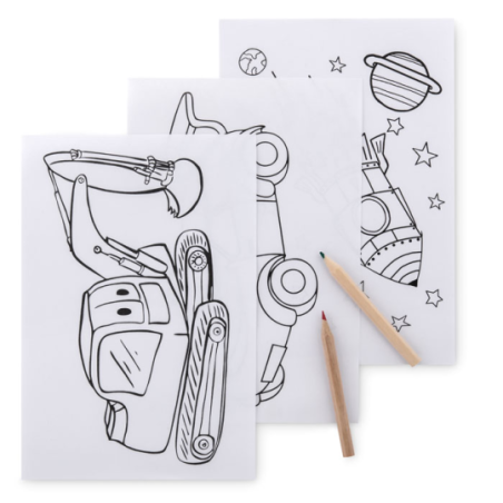 Set de coloriage personnalisable 9 pièces