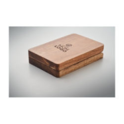 Coffret high tech en acacia...