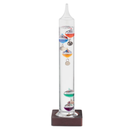 Thermomètre personnalisable Galileo en verre 28cm GALI