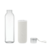 Bouteille verre recyclé personnalisable avec son manchon en néoprène 500 ml Bouteille verre recyclé personnalisable avec son manchon en néoprène 500 ml