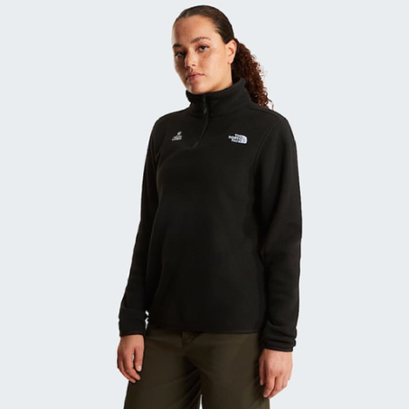 Polaire personnalisée The North Face 1/4 Zip - XS à 2XL - Femme - Glacier