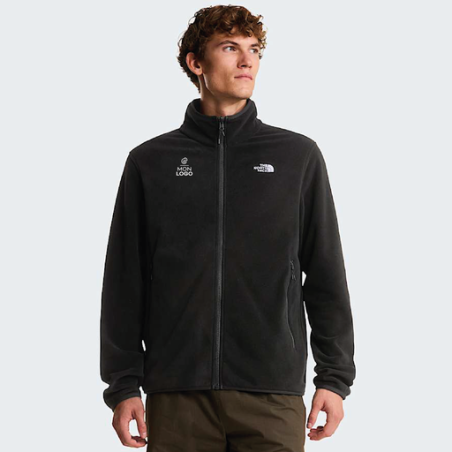 Polaire personnalisée The North Face Full Zip - S à 3XL - Homme - Glacier